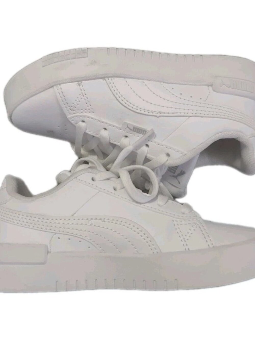 Puma Jada Kids US 12C White Low Top Lace Up Sneakers 381991-02